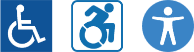 ADA and people with disabilities logos.