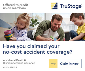 Claim your no-cost accidental death & dismemberment insurance.